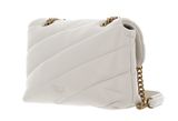 PINKO Love Puff Baby CL Sheep Nappa White - Antique Gold