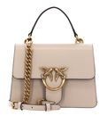 PINKO Love One Top Handle Mini Light S Beige - Smoke Grey - Antique Gold