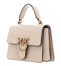 PINKO Love One Top Handle Mini Light S Beige - Smoke Grey - Antique Gold