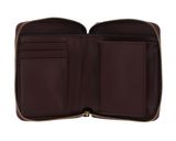 PINKO Taylor Zip Around Wallet Burgundy Wine - Antique Gold