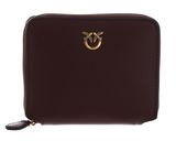 PINKO Taylor Zip Around Wallet Burgundy Wine - Antique Gold