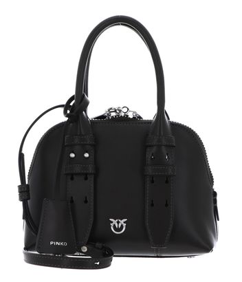 PINKO Bowling Bag Zip Mini Vitello M Verde Fango PINKO Bowling Bag Zip Mini Vitello M Verde Fango