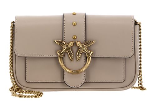 PINKO Love One Pocket C Beige - Smoke Grey - Antique Gold PINKO Love One Pocket C Beige - Smoke Grey - Antique Gold