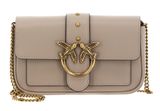 PINKO Love One Pocket C Beige - Smoke Grey - Antique Gold