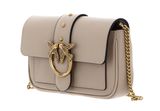 PINKO Love One Pocket C Beige - Smoke Grey - Antique Gold