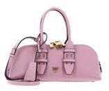 PINKO Bowling Bag Horizontal Vitello Light Pink + Antique Gold