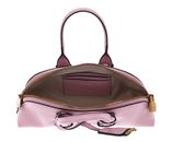 PINKO Bowling Bag Horizontal Vitello Light Pink + Antique Gold