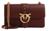 PINKO Love One Classic ST. CL. M Burgundy Wine - Antique Gold PINKO Love One Classic ST. CL. M Burgundy Wine - Antique Gold