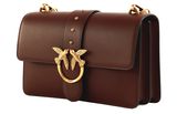PINKO Love One Classic ST. CL. M Burgundy Wine - Antique Gold PINKO Love One Classic ST. CL. M Burgundy Wine - Antique Gold