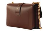 PINKO Love One Classic ST. CL. M Burgundy Wine - Antique Gold PINKO Love One Classic ST. CL. M Burgundy Wine - Antique Gold