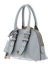 PINKO Bowling Bag Zip Mini Vitello M Pearl Grey - Antique Gold PINKO Bowling Bag Zip Mini Vitello M Pearl Grey - Antique Gold