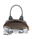 PINKO Bowling Bag Zip Mini Vitello M Pearl Grey - Antique Gold PINKO Bowling Bag Zip Mini Vitello M Pearl Grey - Antique Gold