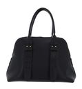 PINKO Bowling Bag Vitello Mor M Black - Antique Gold PINKO Bowling Bag Vitello Mor M Black - Antique Gold