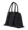 PINKO Bowling Bag Vitello Mor M Black - Antique Gold PINKO Bowling Bag Vitello Mor M Black - Antique Gold