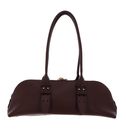 PINKO Bowling Horizontal Big Vitello Burgundy Wine - Antique Gold PINKO Bowling Horizontal Big Vitello Burgundy Wine - Antique Gold