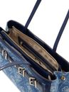 GUESS Dovie Girlfriend Shoulder Satchel Denim Logo