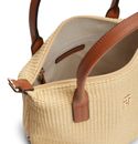 TOMMY HILFIGER Popette Mini Tote Bag Natural Raffia