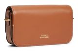 TOMMY HILFIGER TH Script Flap Crossover Bag Cognac