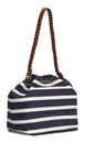 TOMMY HILFIGER TH Elevated Summer Bucket Stripe Stripe Blue / Cognac