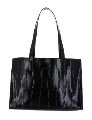 Ted Baker Welona Croc Effect Elongated Icon Bag Black