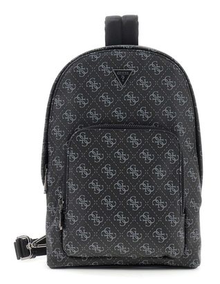 GUESS Milano Sling Bag Dark Black
