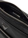 GUESS Milano Crossbody Double Zip Bag Black GUESS Milano Crossbody Double Zip Bag Black