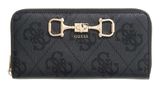 GUESS Janie Logo SLG Zip Around Wallet L Coal Logo
