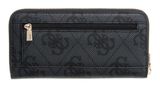 GUESS Janie Logo SLG Zip Around Wallet L Coal Logo