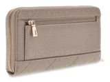 GUESS Libby SLG Zip Around Wallet L Dark Taupe