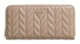 GUESS Cheryl SLG Zip Around Wallet L Dark Taupe GUESS Cheryl SLG Zip Around Wallet L Dark Taupe