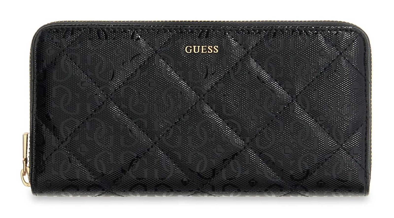 GUESS Libby SLG Zip Around Wallet L Black