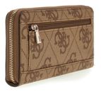 GUESS Janie Logo SLG Zip Around Wallet L Latte Logo GUESS Janie Logo SLG Zip Around Wallet L Latte Logo