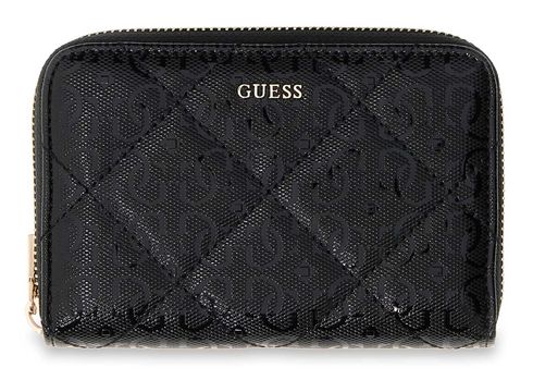 GUESS Libby SLG Zip Around Wallet M Black