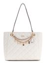 GUESS Libby Noel Tote Cream White