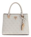 GUESS Noelle II Multi Compartment Satchel S Bone Logo