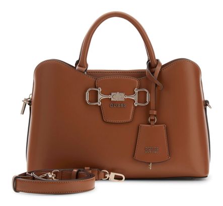 GUESS Janie Girlfriend Satchel Cognac GUESS Janie Girlfriend Satchel Cognac