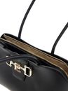 GUESS Janie Shoulder Satchel Bag Black GUESS Janie Shoulder Satchel Bag Black