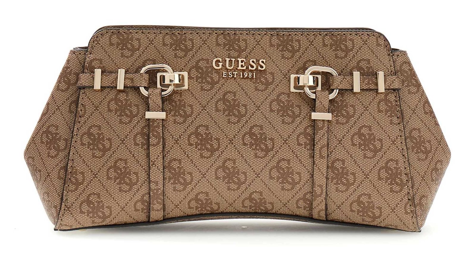GUESS Leona Logo Girlfriend Xbody Latte Logo