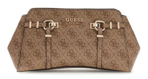 GUESS Leona Logo Girlfriend Xbody Latte Logo