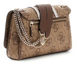 GUESS Noelle II Convertible Xbody Flap Bag Latte Logo / Brown GUESS Noelle II Convertible Xbody Flap Bag Latte Logo / Brown