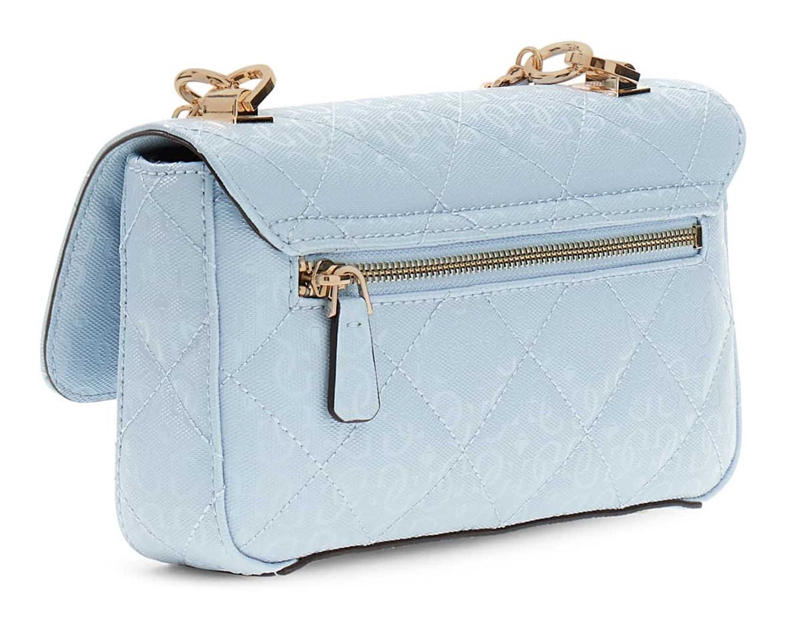 GUESS Libby Flap Crossbody Bag Aqua GUESS Libby Flap Crossbody Bag Aqua