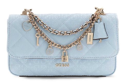 GUESS Libby Flap Crossbody Bag Aqua