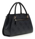 GUESS Noelle II Luxury Satchel Coal Logo