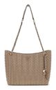 GUESS Cheryl Two Compartment Tote Dark Taupe