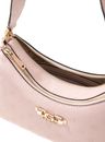 GUESS Anise Double Zip Shoulder Bag Light Rose Logo