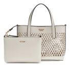 GUESS Letty 2 In 1 Mini Tote Cream White