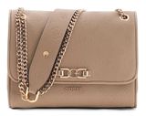 GUESS Anise Convertible Xbody Flap Dark Taupe Logo