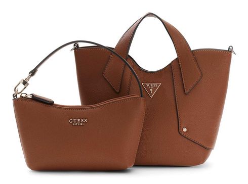 GUESS Darcy Mini Tote Cognac