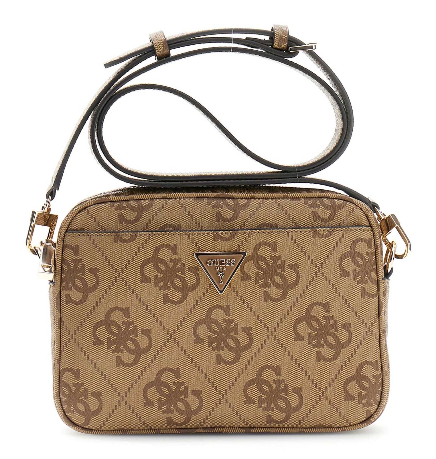 GUESS Meridian II Camera Bag Latte Logo