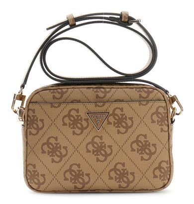 GUESS Meridian II Camera Bag Latte Logo